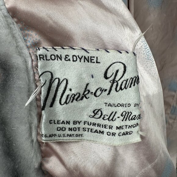 formal retro mink-o-rama glam regency gray S M - Picture 10 of 10
